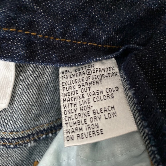 Talbots Size 16 Denim Straight Leg Blue Jeans - Picture 7 of 16